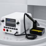 TBK D-1202 150W Mini Intelligent T12 Power Soldering Iron Station with USB Fast Charging Port