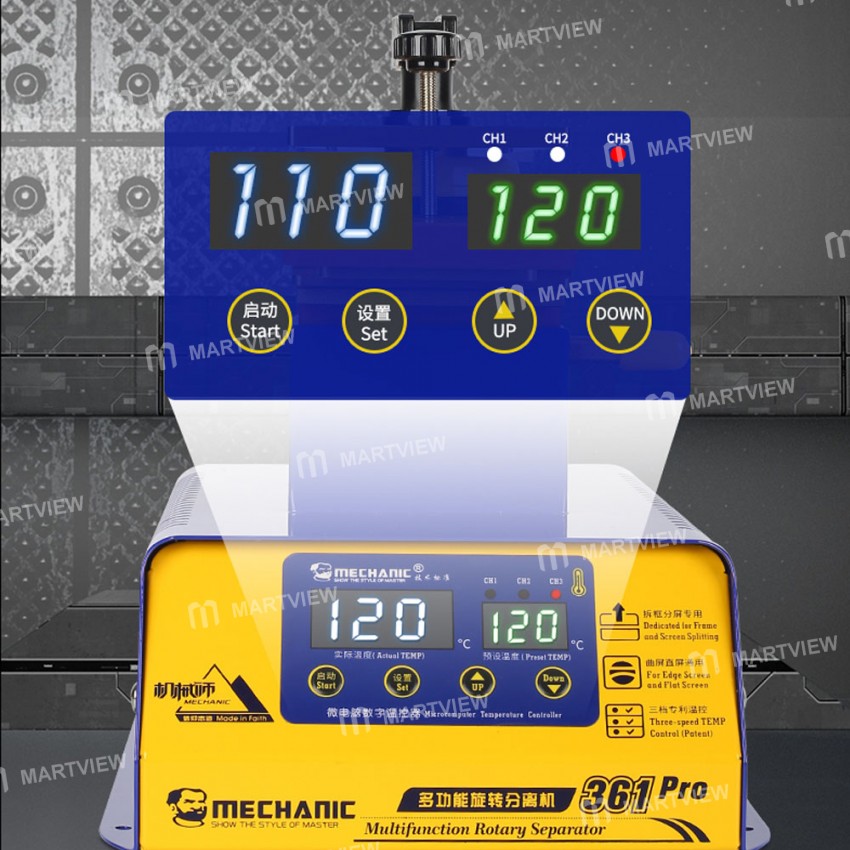 Mechanic 361 Pro 8inch Multifunction 360° Rotatable Working Platform LCD Screen Separator