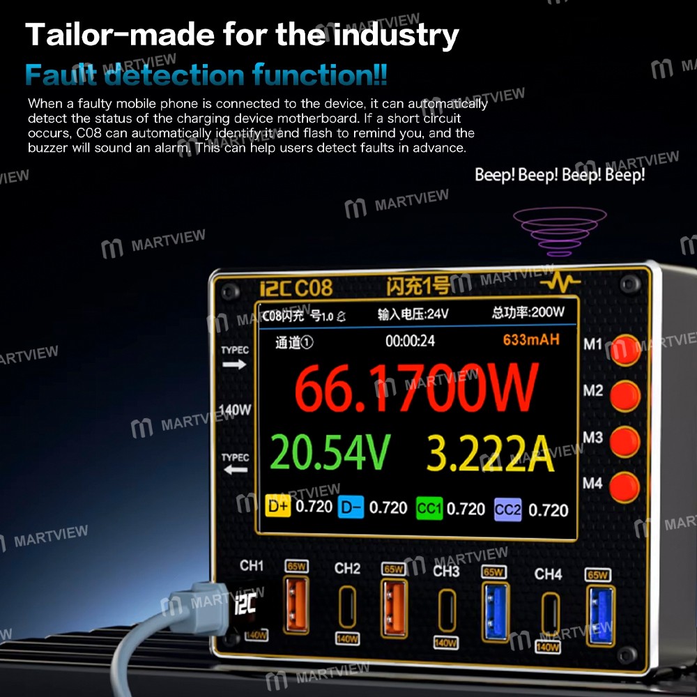 i2c c08-flash-charger-no1-digital-waveform-ammeter-with-charge-detection-voltage-measurement-5