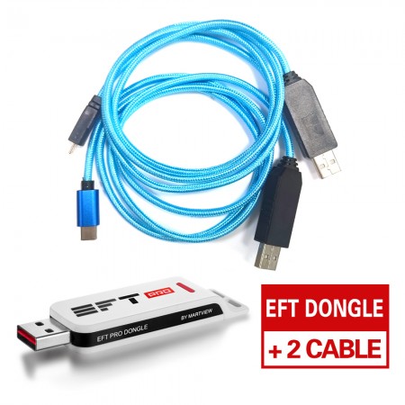 EFT Pro Dongle - Free 1 Years Activation + 2 in 1 Cable USB Unlock Cable Uart Cable