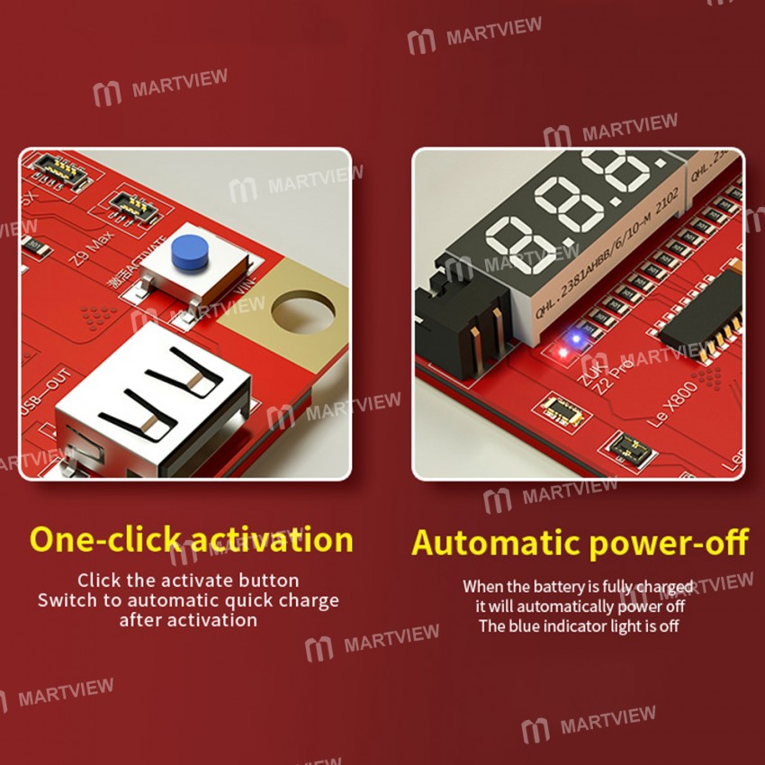 Mechanic BA33 Battery Activation Test Board for iPhone 5 to 13 Pro Max Android Phone Battery Repair