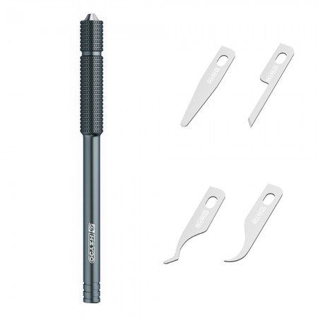 5-in-1 Ultra-thin Manual Grinding Blades Set for Pry IC Chips & Remove Mainboard Glue