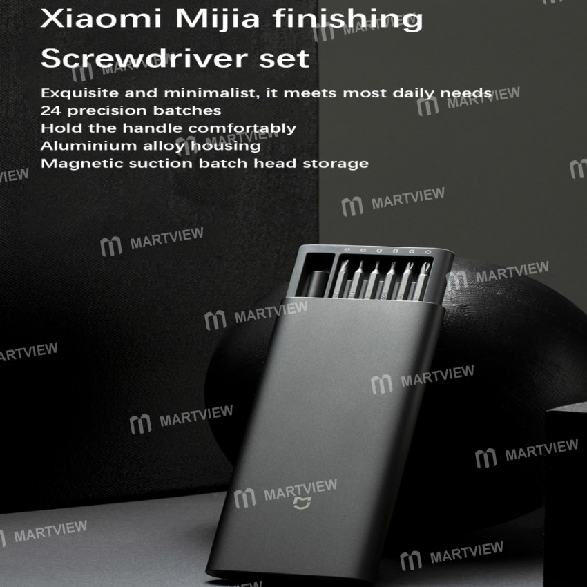 Mijia Wiha Screwdriver Kit 24 Precision Magnetic Bits Aluminum Box Wiha DIY Screw Driver Set