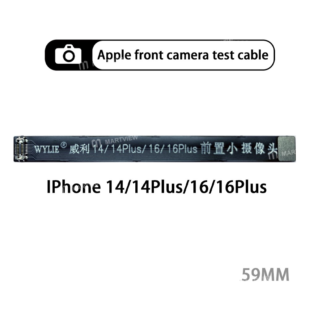 wylie front-camera-extension-test-flex-cable-for-iphone-x-to-16pro-max-5