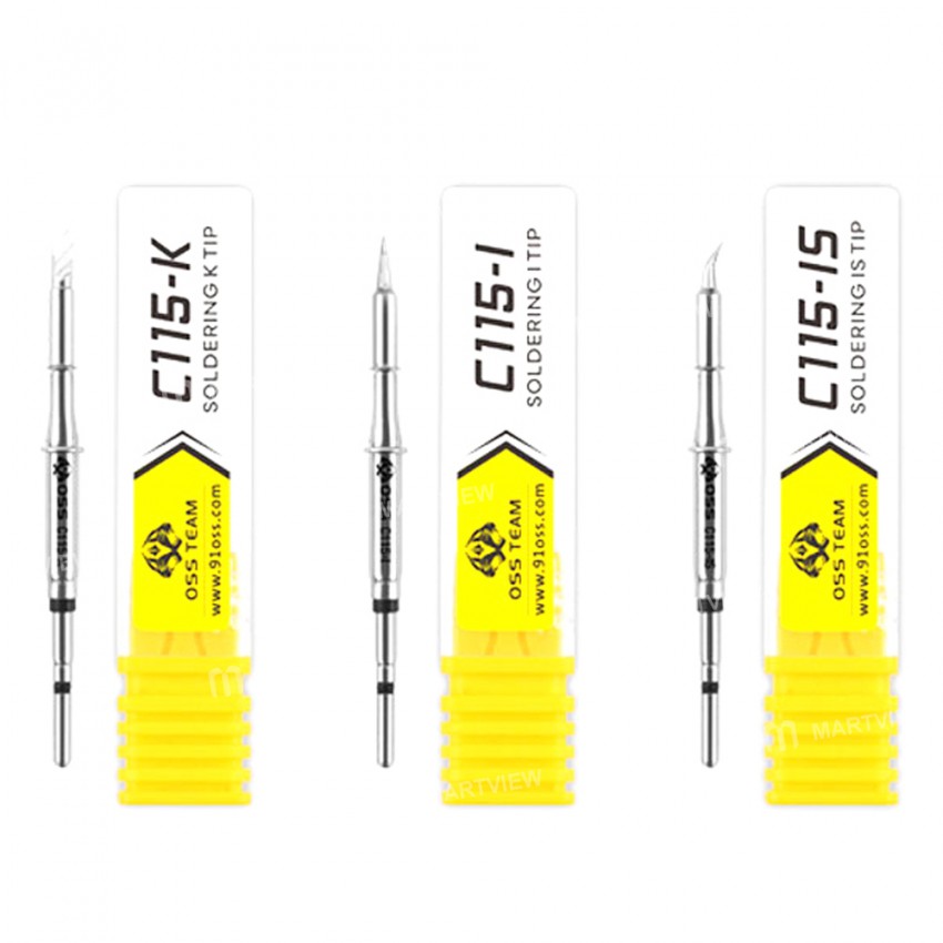 OSS C115-I / IS / K Soldering Iron Tips Compatible with JBC Soldering Station