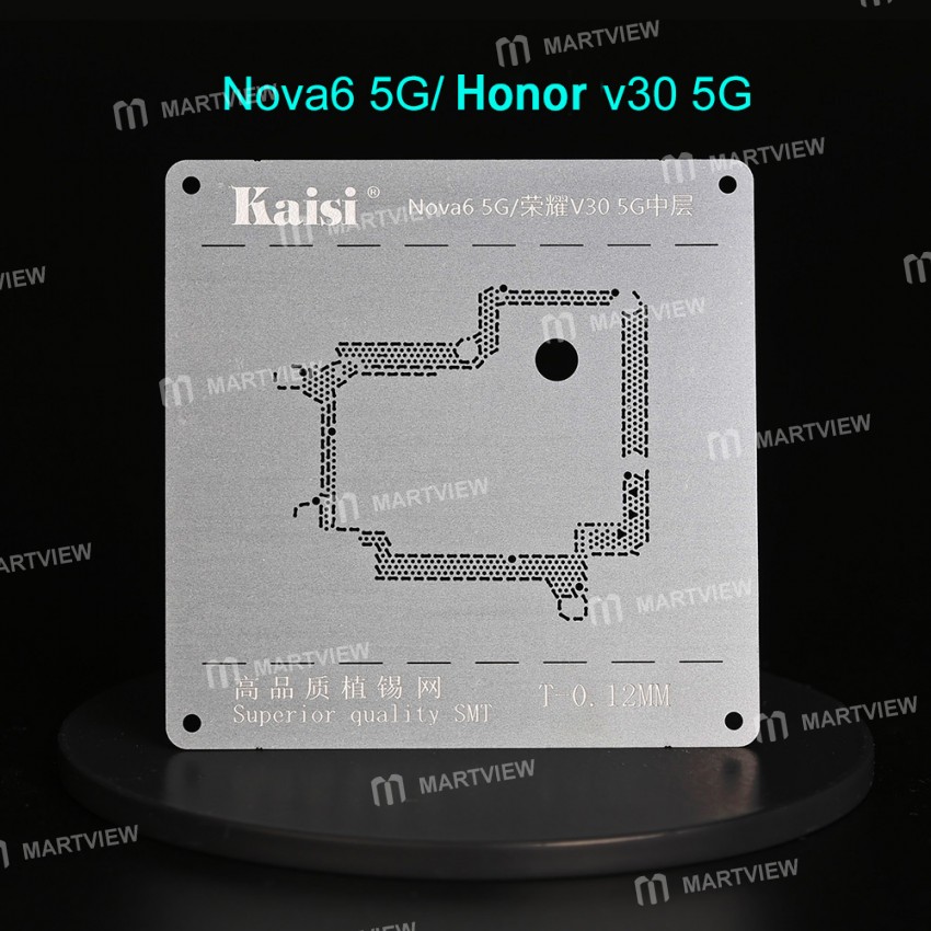 kaisi 012mm-huawei-series-middle-layer-bga-reballing-stencil-for-huawei-mate-nova-p-series-7