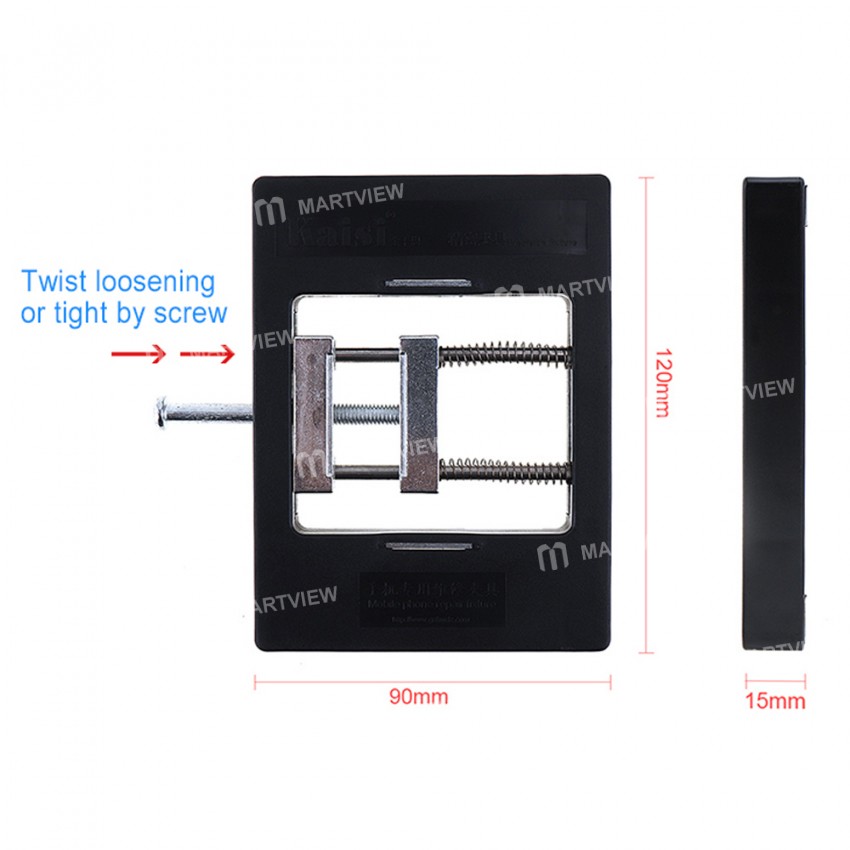 Kaisi F-204 2-in-1 Precision Multi-function Fixture Hot Air Gun Stand Platform