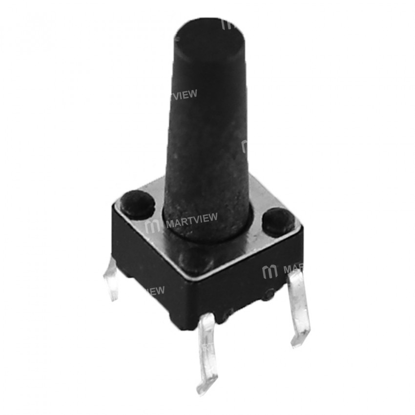 10 Models Mix 4.3 to 13mm Height 6*6mm Tact Switch Button - 100Pcs