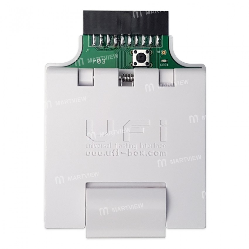 R03 2 in 1 eMMC / eMCP Socket Test Socket Adapter for UFI-Box 169-FBGA,153-FBGA,162-FBGA,186-FBGA -