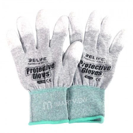 Relife RL-063 Anti Static Antiskid PU Coated Finger Part Glove Protector Gloves