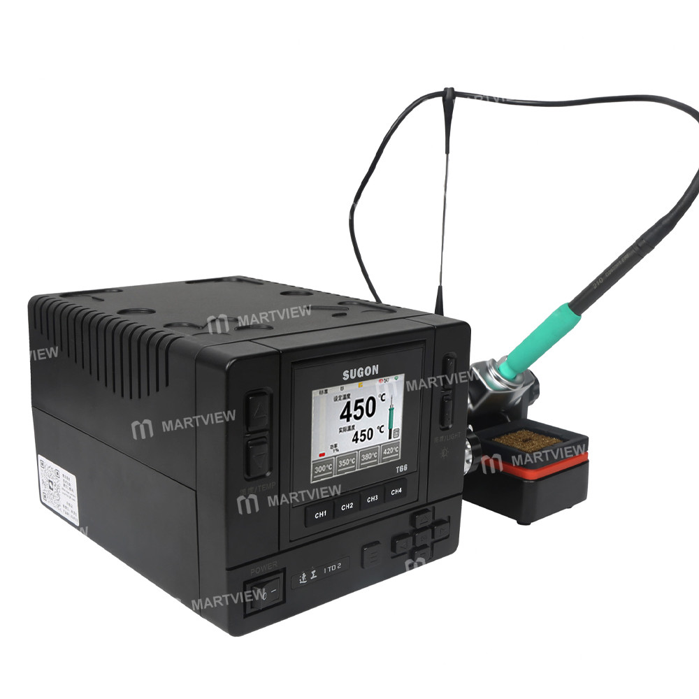 sugon t66-single-dual-station-smart-temperature-adjustable-digital-display-soldering-station-3