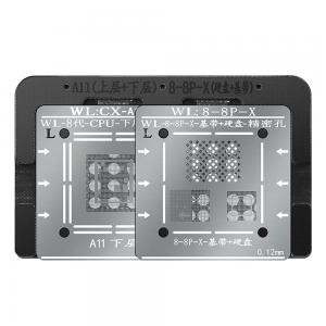 A11 CPU NAND Baseband Stencil + Positioning Plate