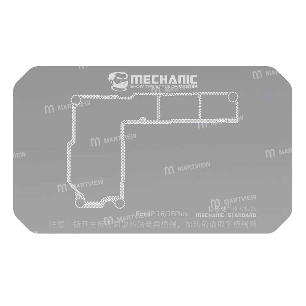 mechanic motherboard-middle-layer-tinning-steel-stencil-for-iphone-16-16-plus-16-pro-16pro-max-3