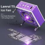 lanrui t5-2-in-1-3w-uv-curing-fast-heat-dissipation-ice-fan-3