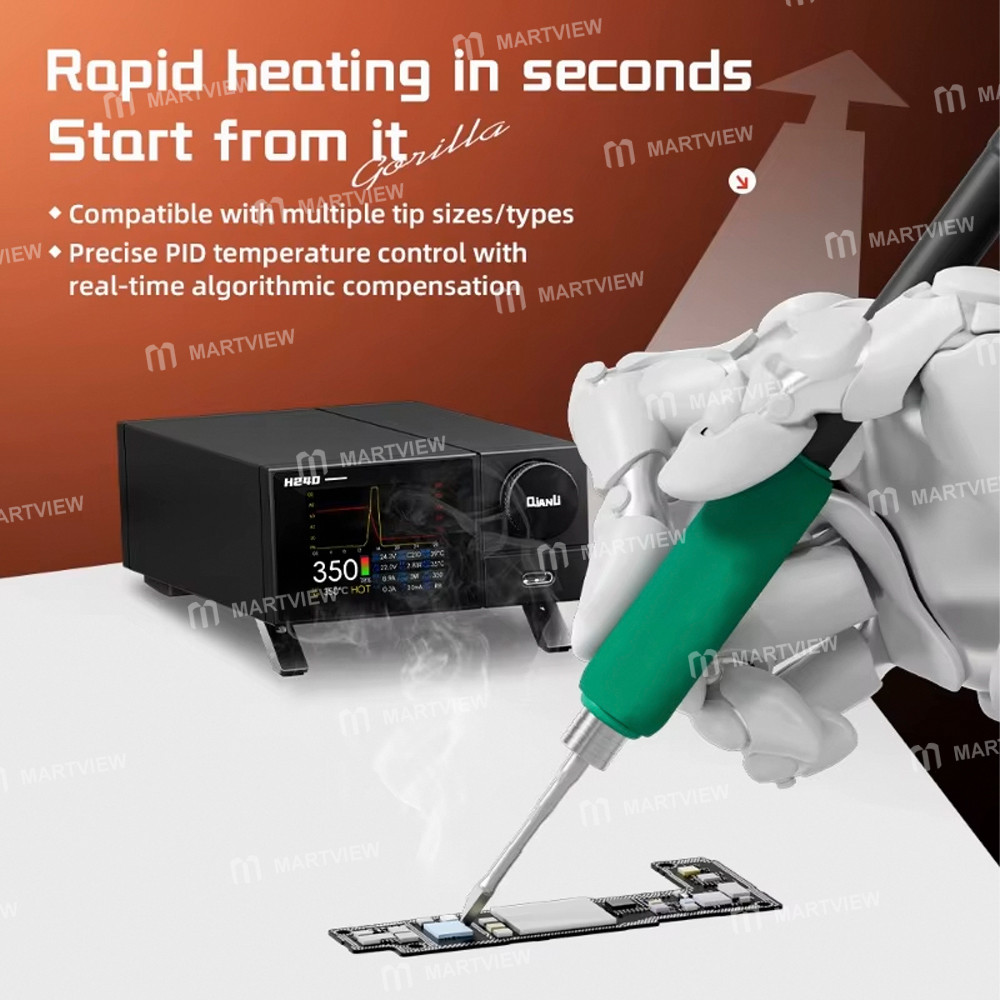 qianli h240-smart-240w-high-power-digital-soldering-station-compatible-with-c115-c210-c245-handles-3