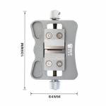 BST-001R Universal 1.5-20mm Size Double-Bearings Fixture for Phone Motherboard IC Glue Remove