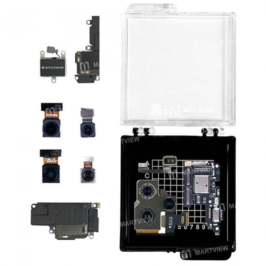 BST-R760 Mini Anti-static Transparent Self-adsorbing Chip Plastic Box for CPU Component Storage