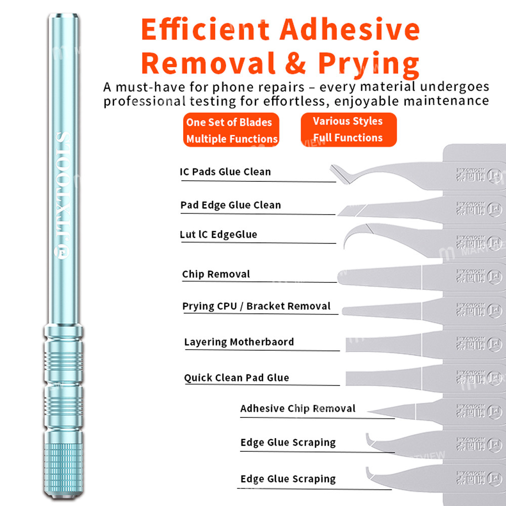 jtx half-blade-bs-2-11-in-1-multi-functional-high-toughness-steel-blade-set-for-pcb-repair-2
