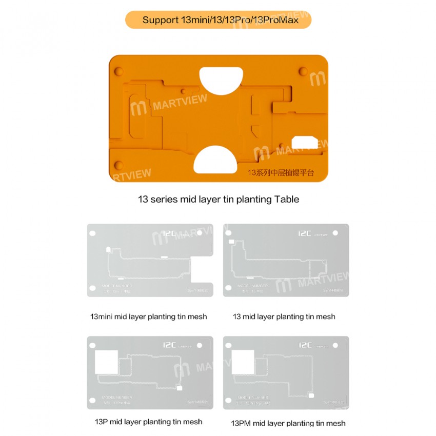 i2c syn14-18-in-1-universal-silicone-middle-layer-tin-planting-platform-7