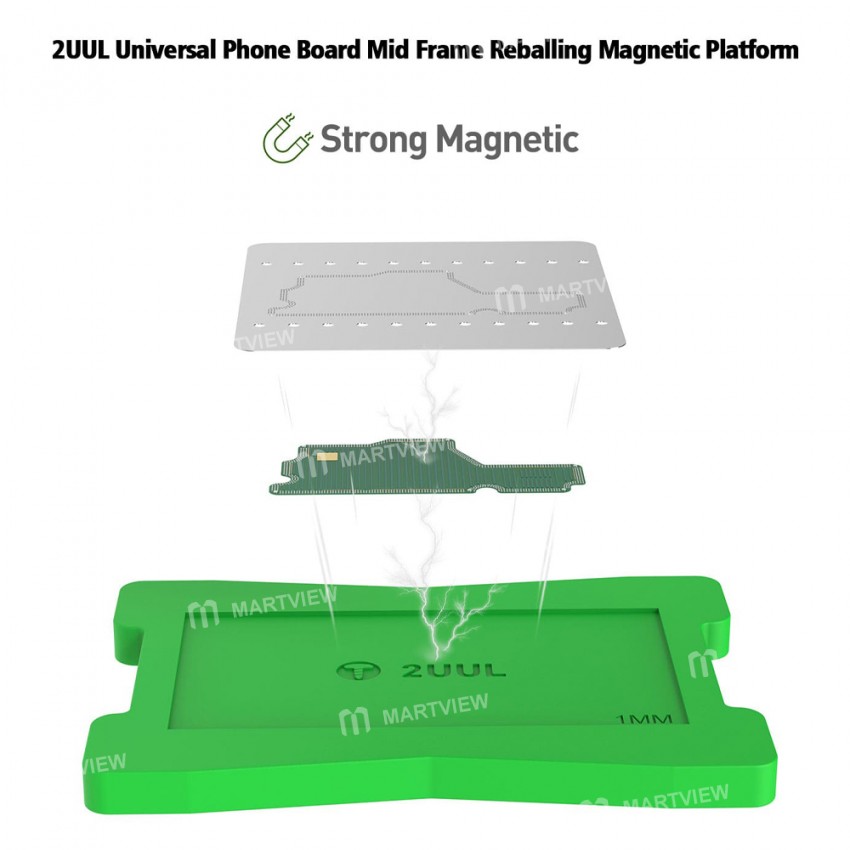 2uul universal-moblie-phone-middle-layer-frame-bga-reballing-magnetic-platform-1