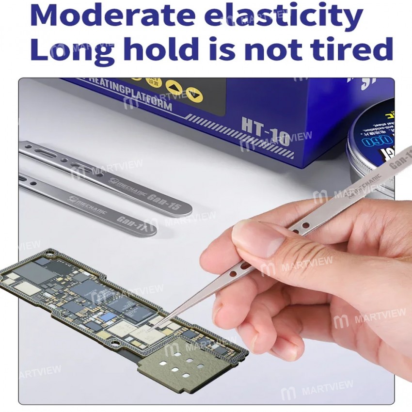 mechanic gan-15-gan-11-mobile-phone-repair-fingerprint-flying-wire-anti-magnetic-precision-tweezers-