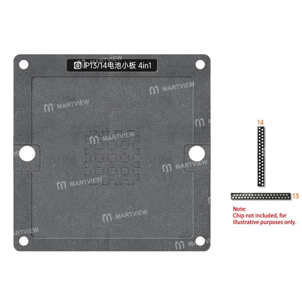 amaoe 4-in-1-iphone-battery-board-bga-reballing-stencil-tin-plating-platform-for-iphone-13-14-series