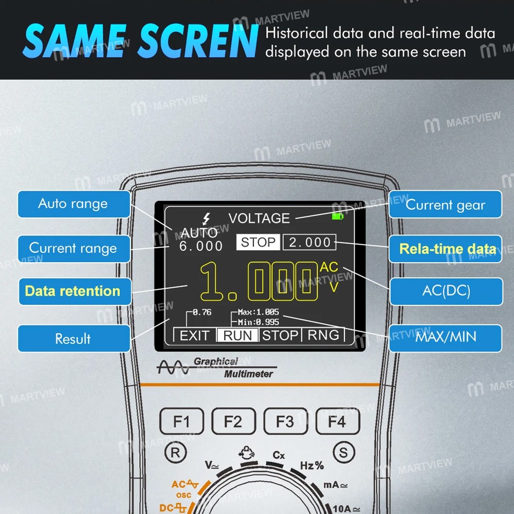 tooltop et828pro-2-in-1-digital-graphical-oscilloscope-multimeter-supports-waveform-storage-8