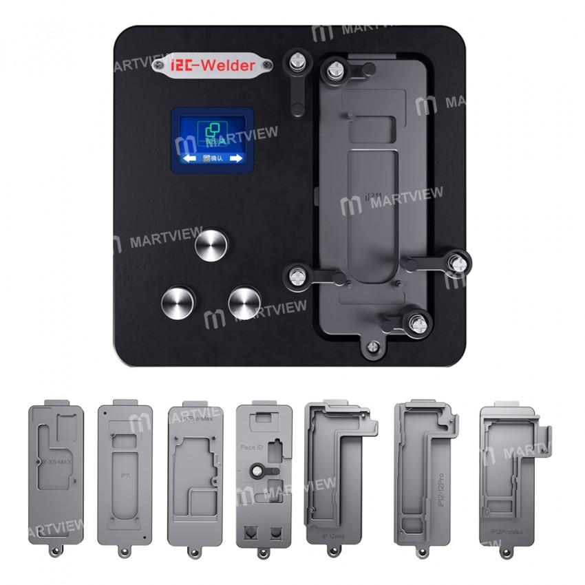 i2C Intelligence Double Layers Pre-heating Rework Station for iPhone X-12Pro Max Motherboard Repair