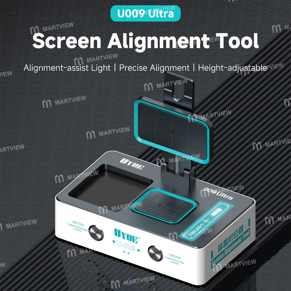uyue u-009-ultra-8-inch-dual-independent-vacuum-system-lcd-screen-alignment-tool-built-in-alignment-