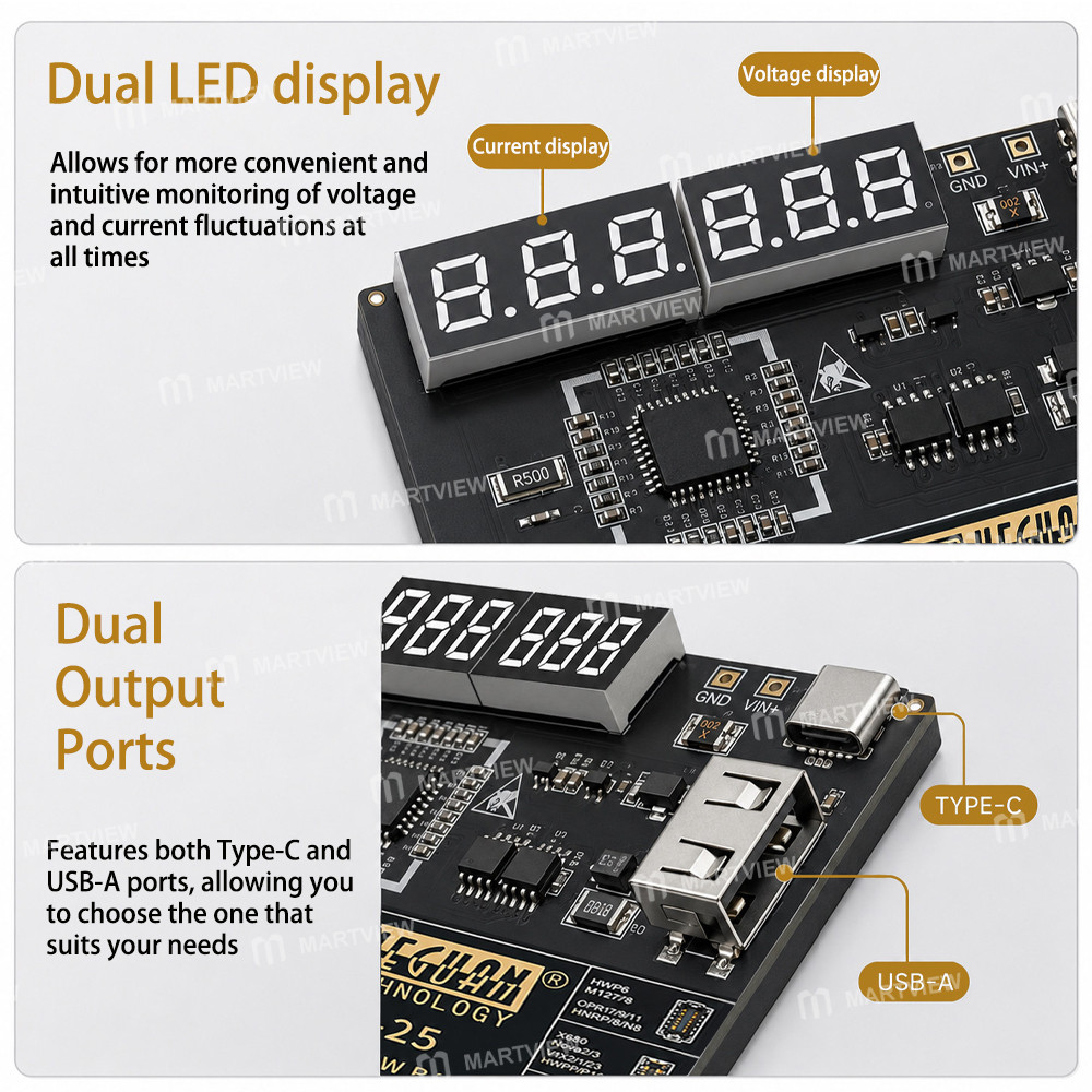 keguan kg-25-smart-charging-battery-activation-board-for-iphone-6-to-17pm-without-16e-most-android-3