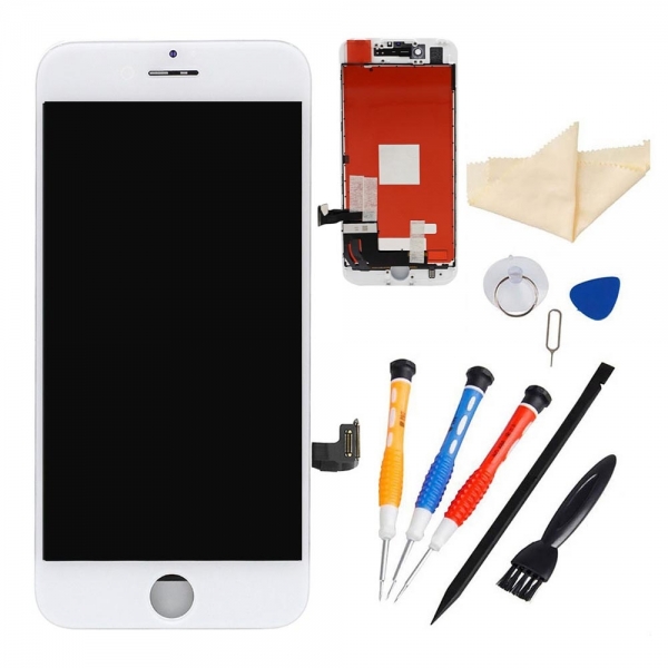 Replacement LCD Screen Touch Digitizer LCD Display For iPhone 7 With Opening Tools - White