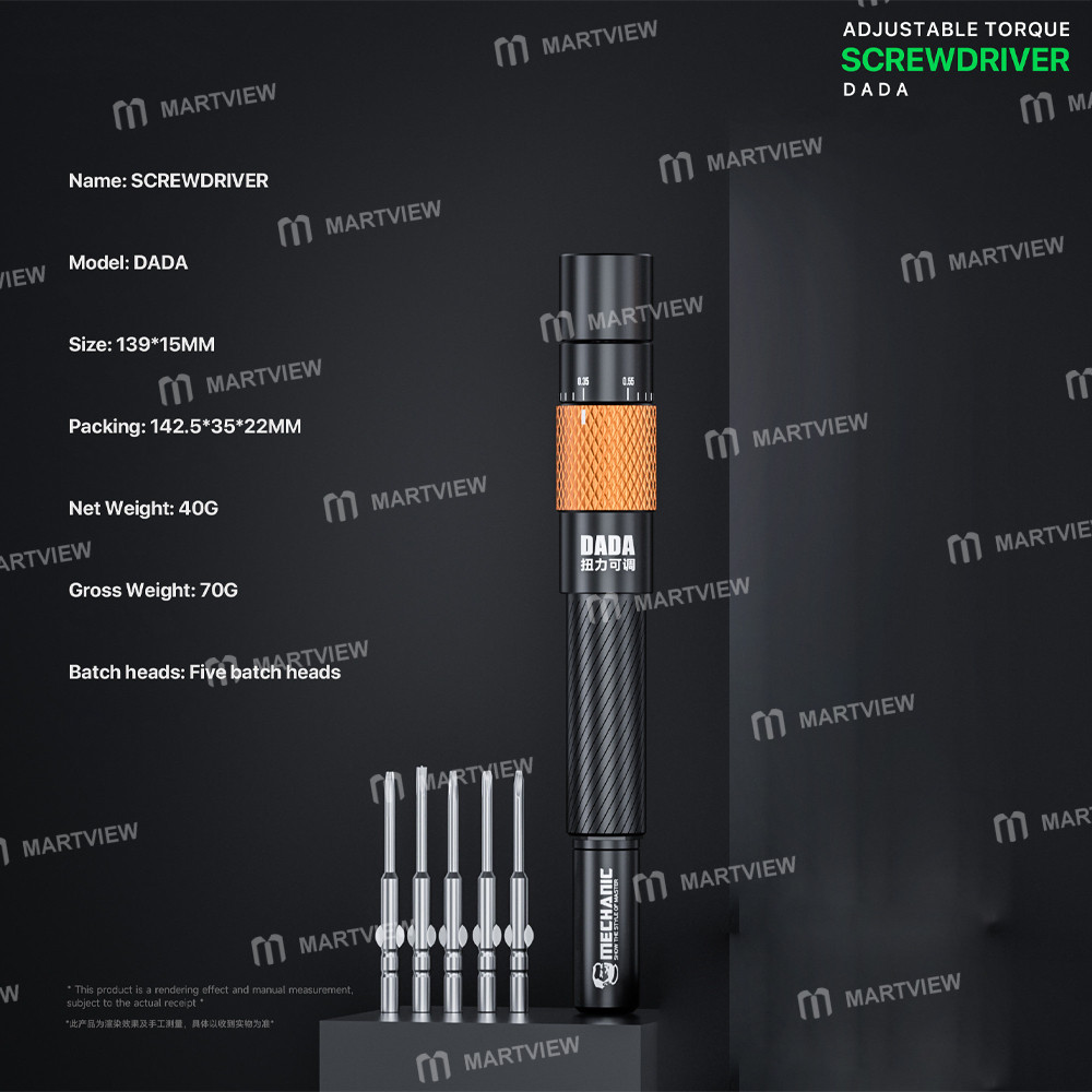 mechanic dada-5-in-1-auto-lock-adjustable-torque-screwdriver-set-supports-iphone-17-repair-7