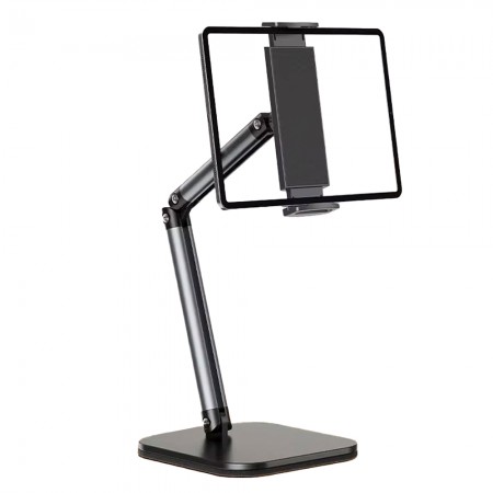 4.7 to 12.9-inch Aluminum Alloy Lifting Desktop Phone / Tablet Stand