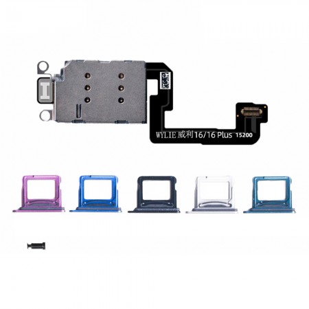Wylie Change of Single and Dual Card Assembly for iPhone 16 / 16 Plus US Version
