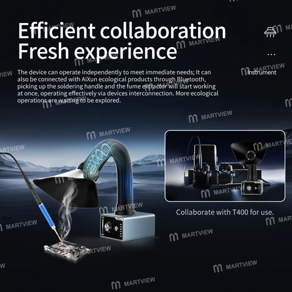 aixun es02-intelligent-fume-extractor-with-led-light-for-mobile-phone-pcb-welding-repair-8