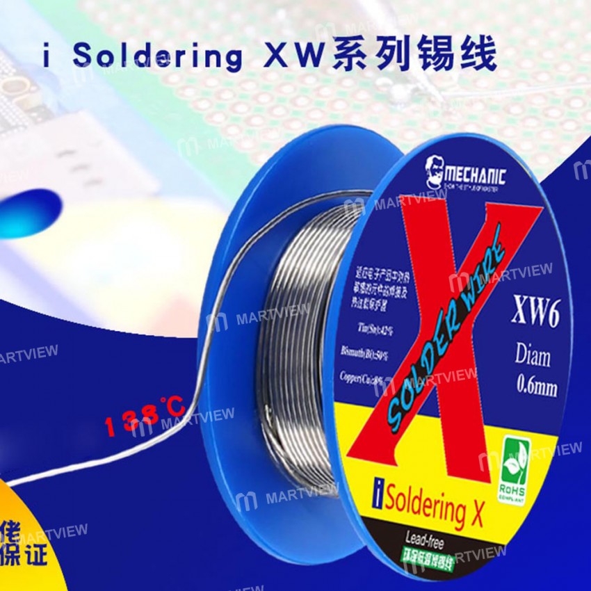 Mechanic I Soldering XW Low Temperature 138° Welding Wire For IPhone X / Xs / XR / Xs Max