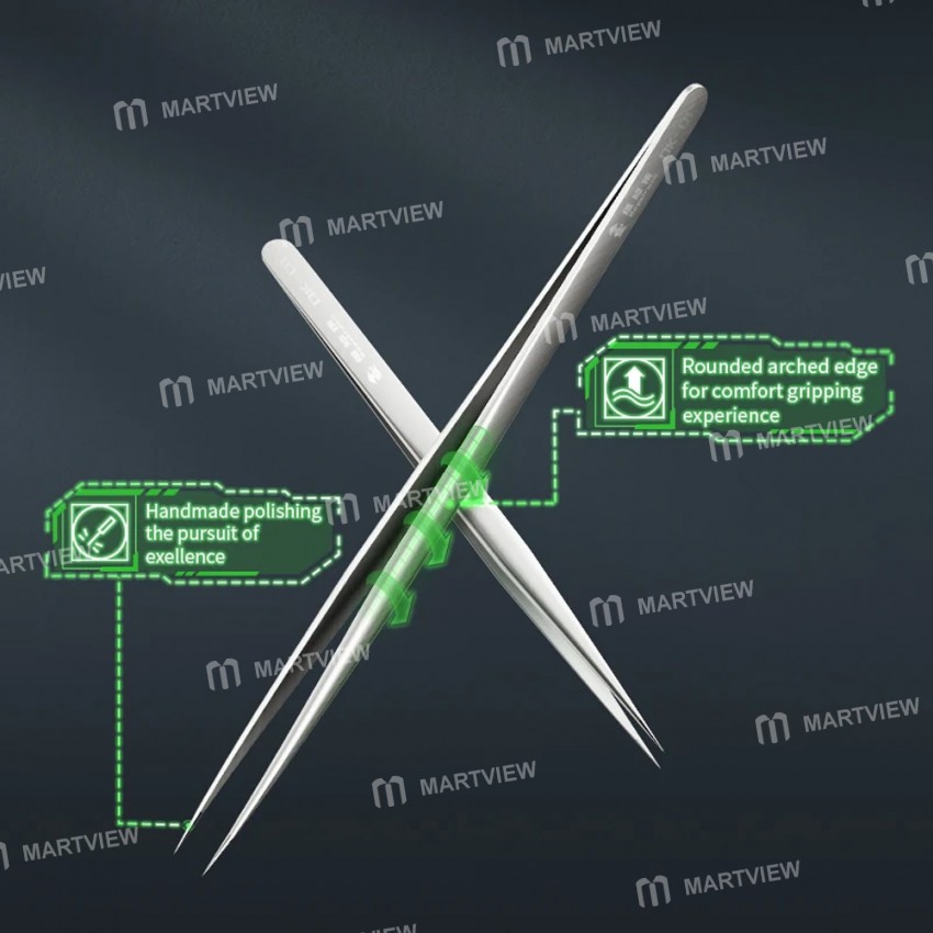 repairman ok-01-high-hardness-precision-long-sharp-tips-jump-wire-tweezers-4
