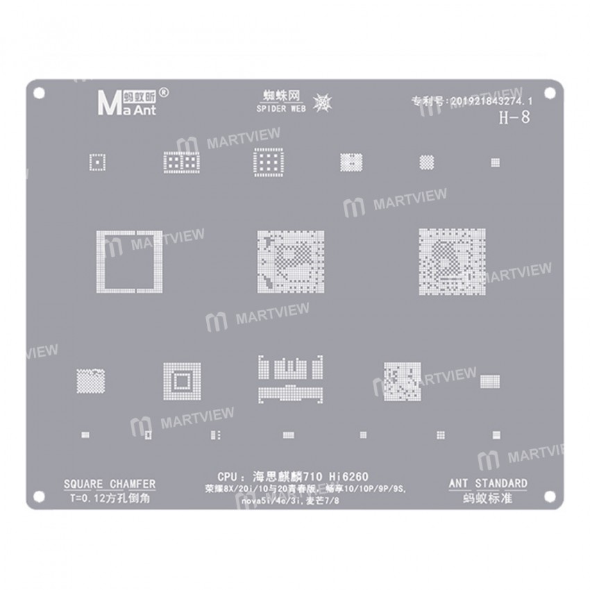 maant hw1-16-huawei-cpu-comprehensive-bga-reballing-stencil-set-8