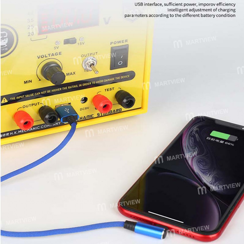 Mechanic HK-1502D 15V 2A Double Pointer Laboratory DC Test Power Supply