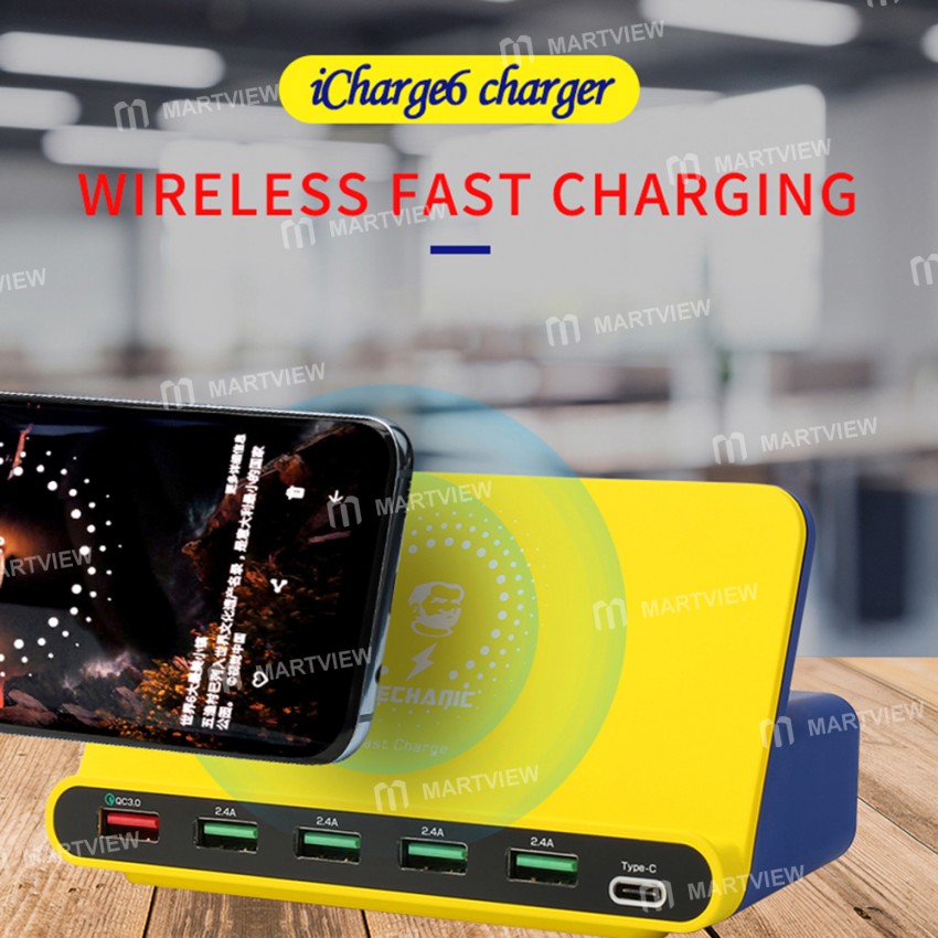 Mechanic iCharge 6 USB 6Port Universal Smart Fasting Charge