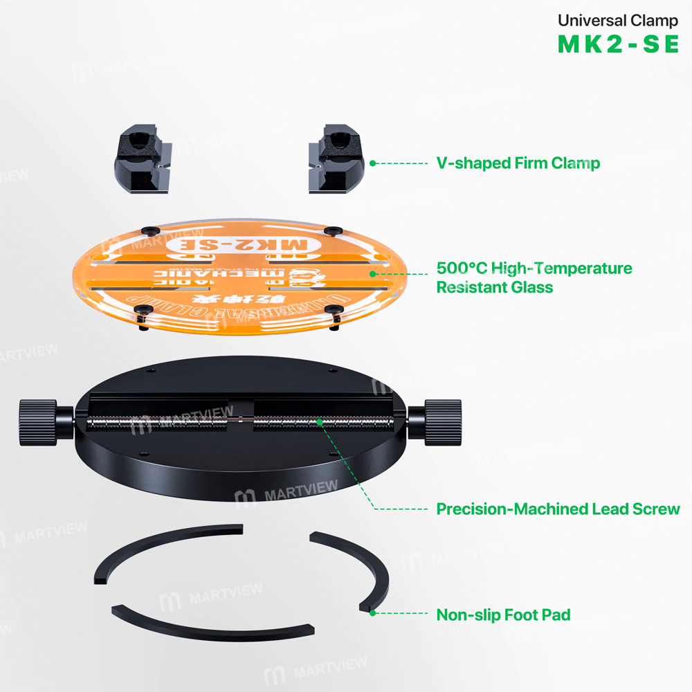 mechanic mk2-se-heat-insulating-ring-shaped-tempered-glass-motherboard-repair-fixture-3