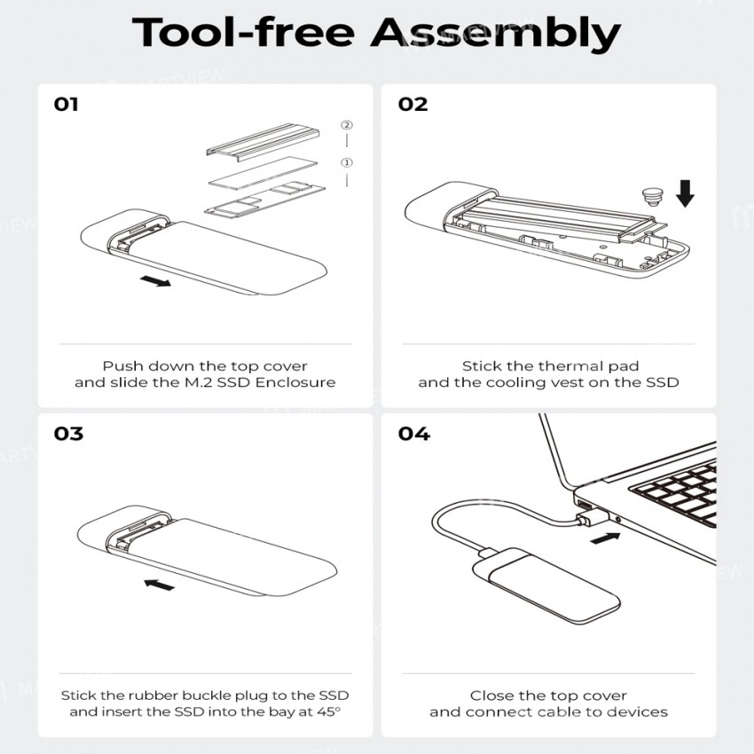orico tool-free-10gbps-m2-to-type-c-nvme-sata-zinc-alloy-transparent-enclosure-11