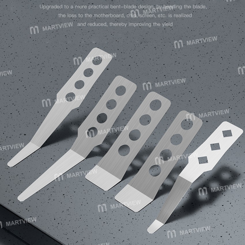 2ufix degumming-repairing-bent-blade-set-for-mobile-phone-screen-debonding-removal-ic-6