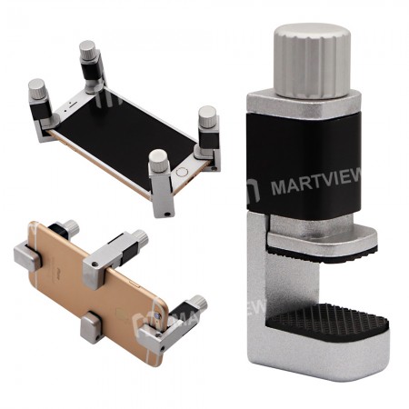 Adjustable LCD Display Screen Alloy Fastening Clamp Clip for iPhone / IPad / Tablet - Indonesia