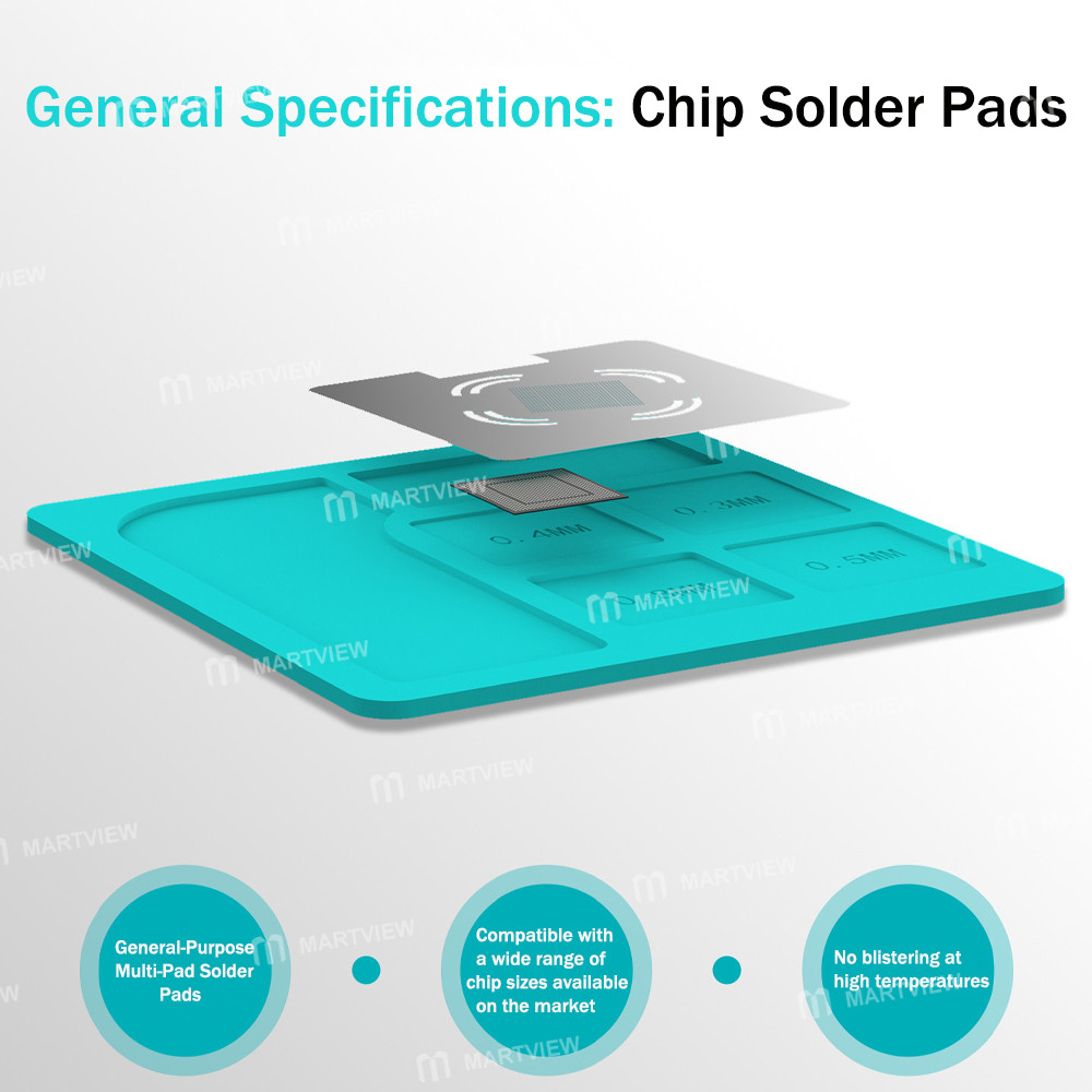 rf4 rf-po20-universal-multi-size-high-temperature-resistant-heat-insulating-tin-plated-silicone-pad-