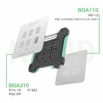 2uul bh16-nand-reball-base-magnetic-dual-sided-reballing-platform-set-for-iphone-series-nand-flash-5