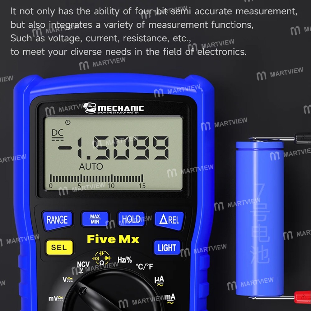 mechanic five-mx-fully-auto-intelligent-digital-display-multimeter-with-english-speech-broadcast-4