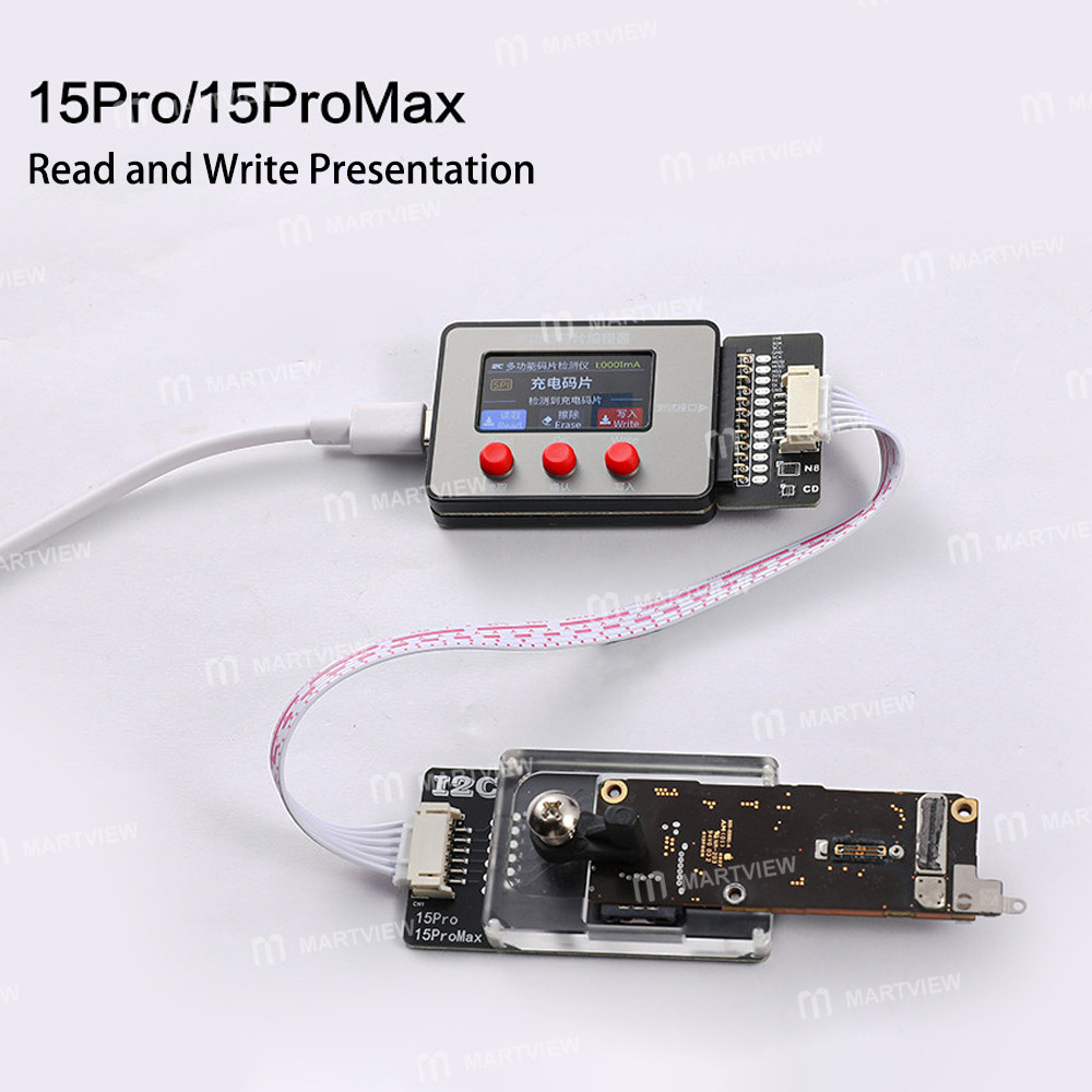 i2c m15se-m16se-snap-on-code-chip-reading-writing-fixture-for-iphone-15-16-8