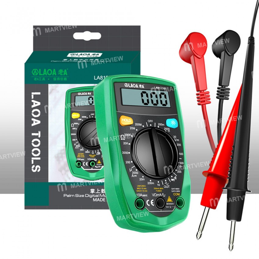 LAOA LA812301 Portable Backlight High Precision Digital Multimeter