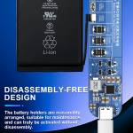 jtx p15-disassembly-free-battery-charging-activation-board-with-pd-charging-for-iphone-6-to-16pro-ma